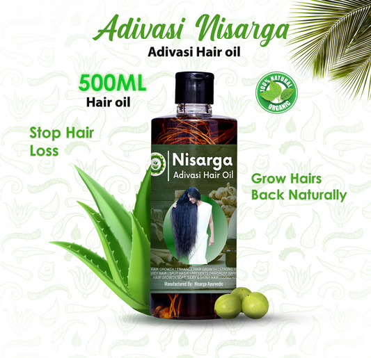 500ml Adivasi Nisarga Hair Oil ( 120 days package )